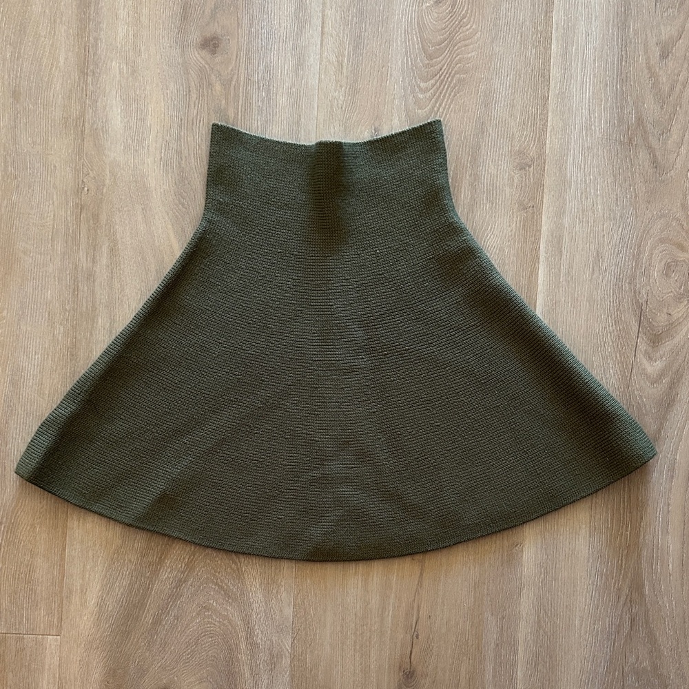 Zara Olive Green Women's Skirt